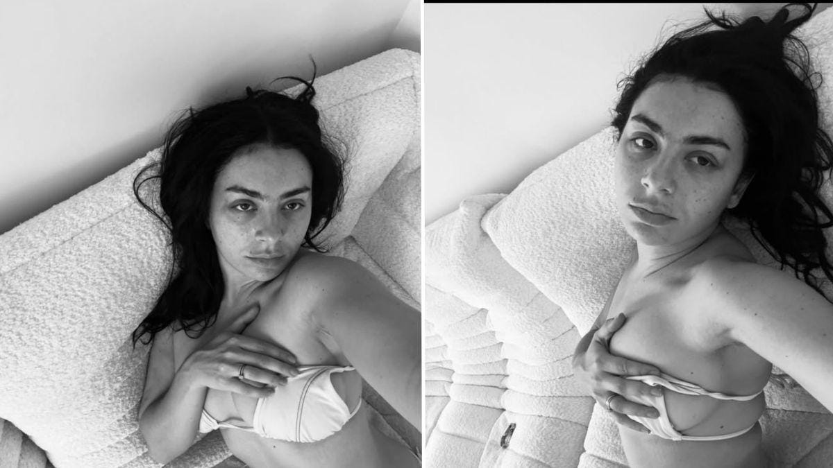 image split of Charli xcx image split of Charli xcx