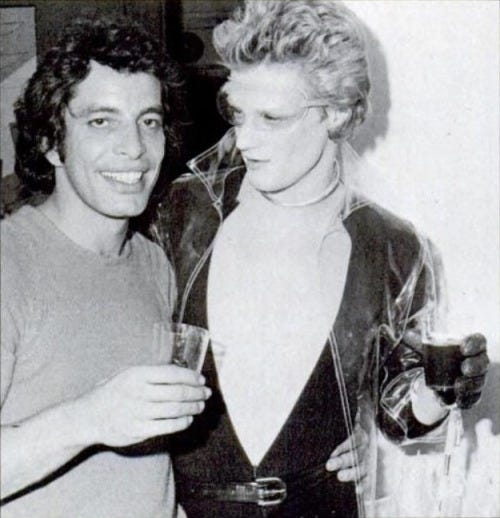 Jerry Brandt and Jobriath – 1973
photo by Bob Gruen