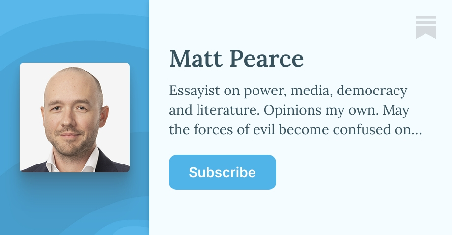 Matt Labash Substack Matt Pearce | Substack