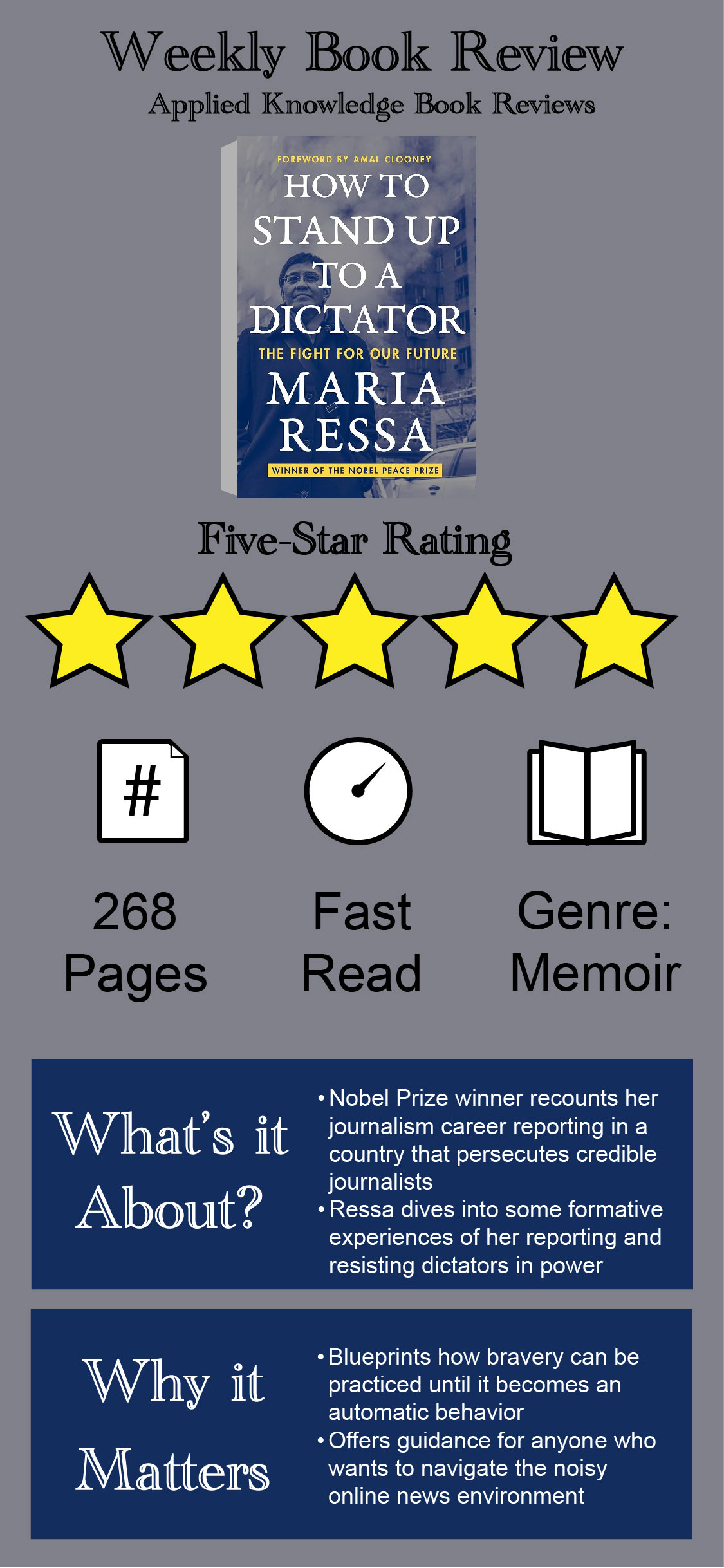 book review of how to stand up to a dictator, a book about Maria Ressa's career, company, and profession book review of how to stand up to a dictator, a book about Maria Ressa's career, company, and profession