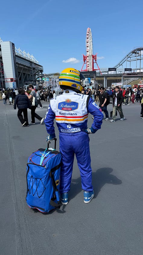 Suzuka F1 Fans. (via The Drive)