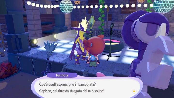 Dialoghi Pokémon Pokopia.