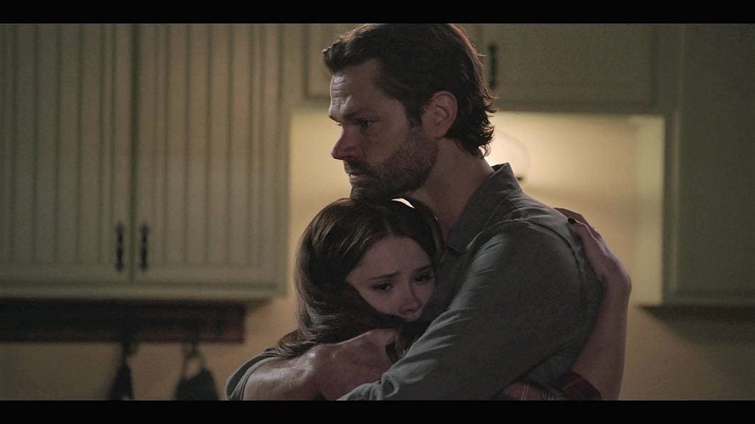 Cordell Walker holding Stella close for family trauma episode. Cordell Walker holding Stella close for family trauma episode.