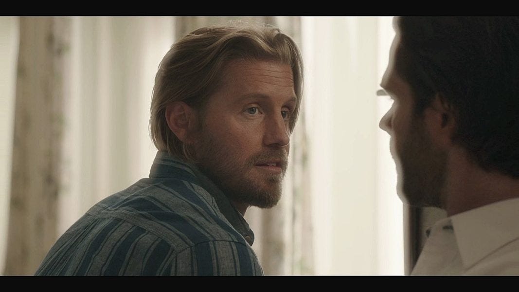 Hot Hoyt looking and putting arms around Cordell Walker going in for deep kiss. Hot Hoyt looking and putting arms around Cordell Walker going in for deep kiss.