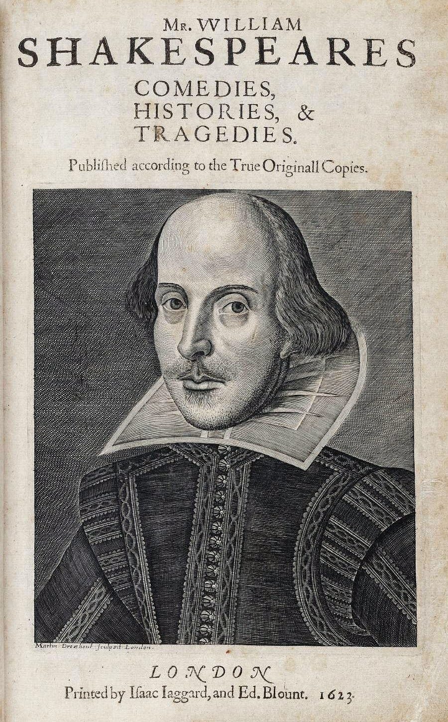 Shakespeare's first folio portrait