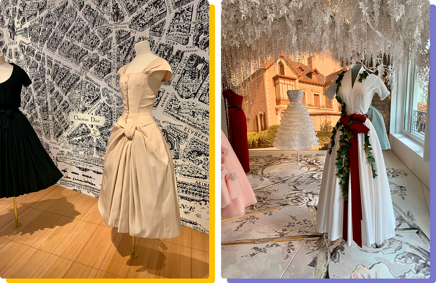 Scenes from my visit to La Galerie Dior Scenes from my visit to La Galerie Dior