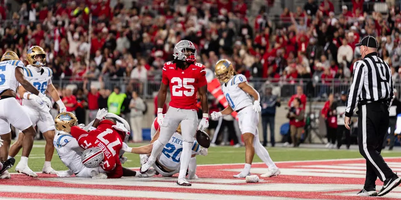 Ohio State First Thoughts: Buckeyes cruise past UCLA without Carnell Tate, with Jeremiah Smith limited