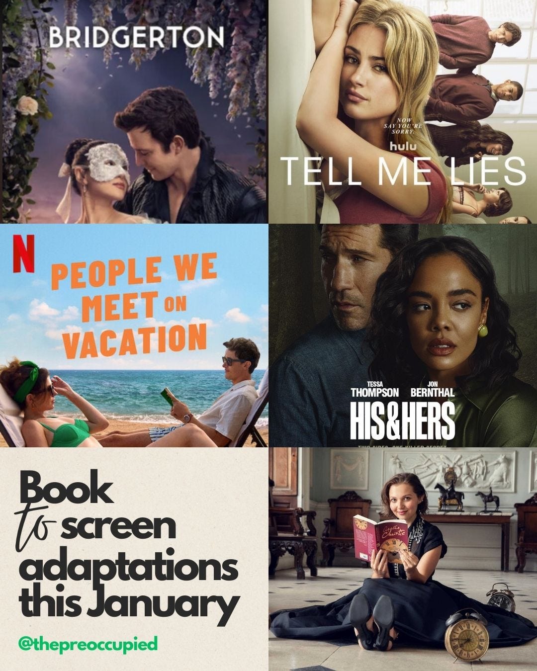 5 Book to Screen Adaptations Coming this January