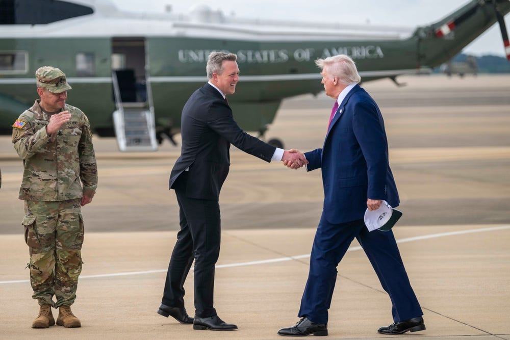 DVIDS - Images - Secretary of the Army, Hon. Dan Driscoll, shakes the ...
