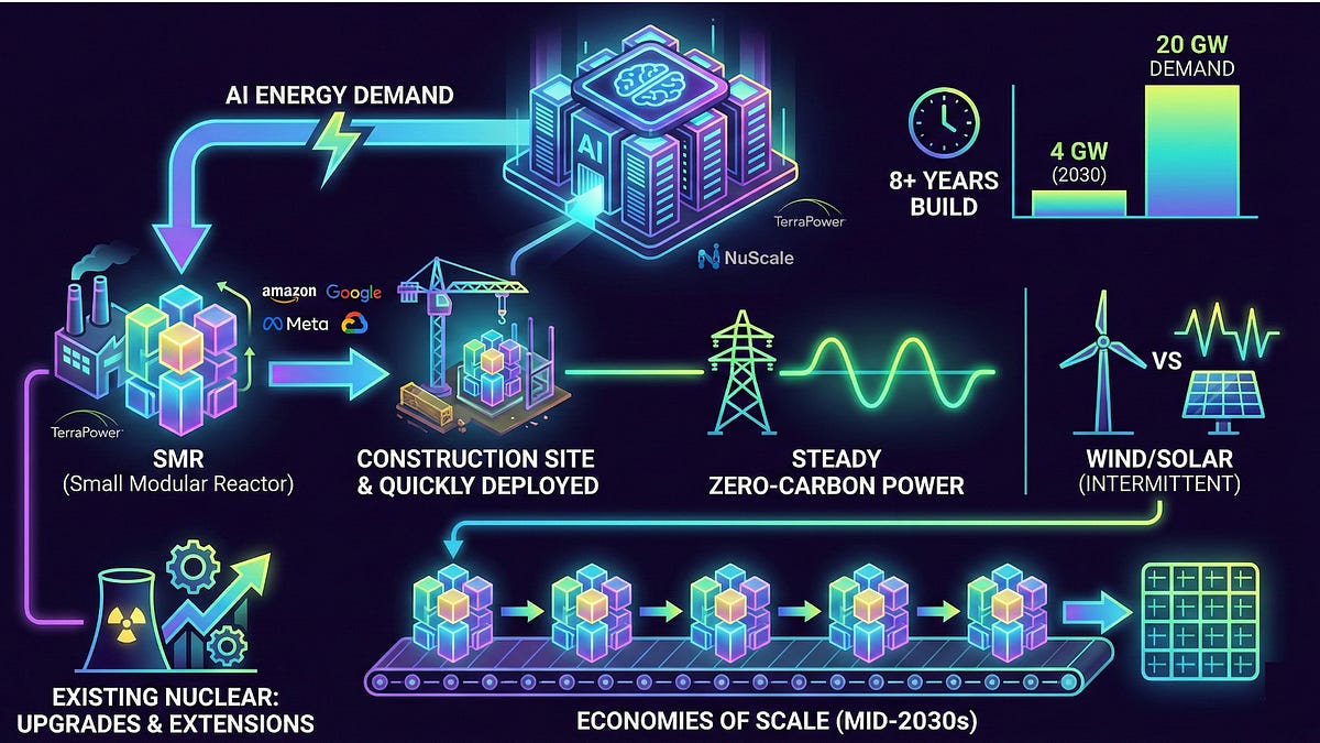 Big Tech’s, AI and Small Nuclear Reactors