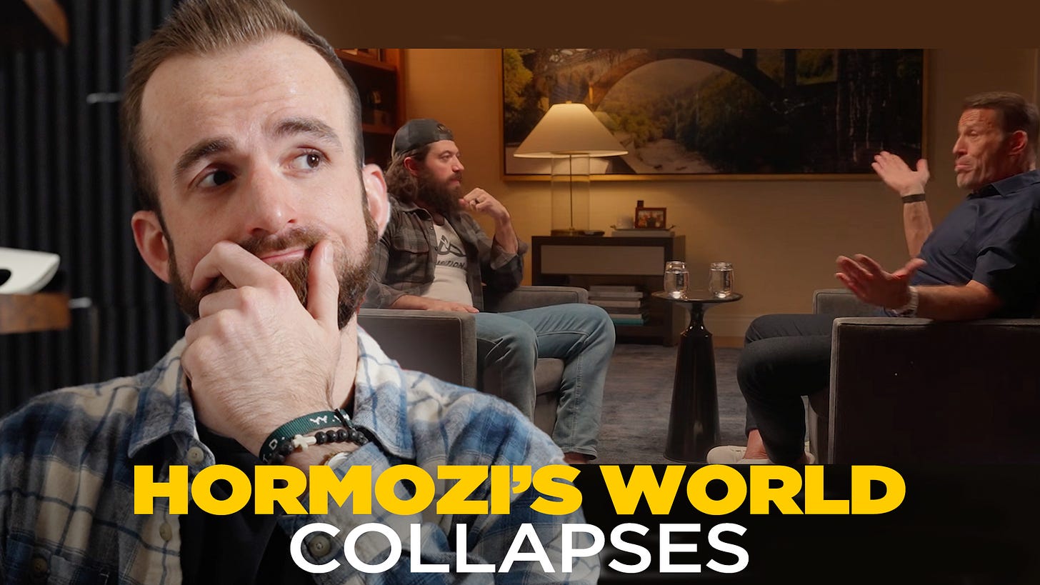 Why The Alex Hormozi/Tony Robbins Interview Will Change the World