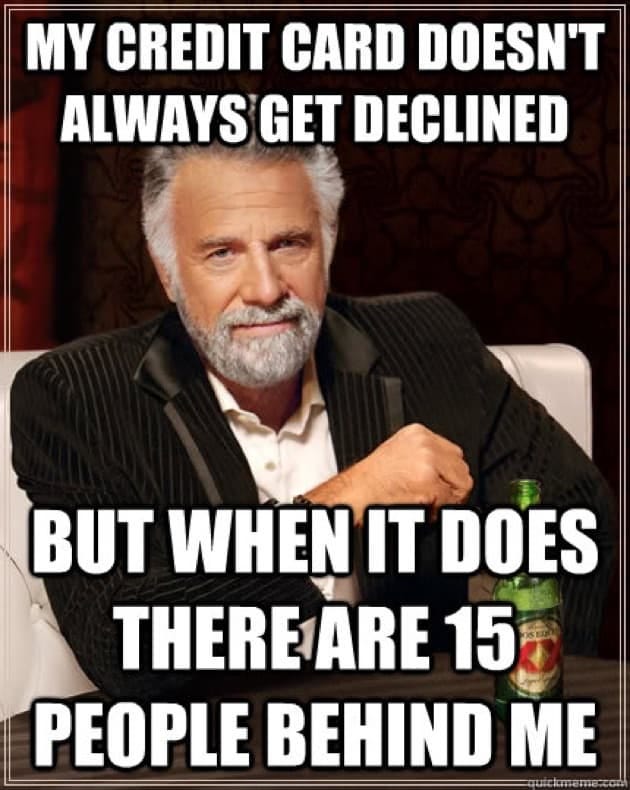 20 Funny Credit Card Memes That Will Have You Crying - SayingImages.com