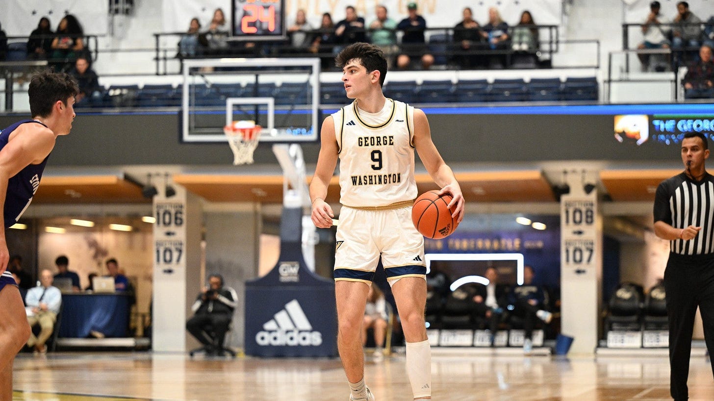 Garrett Johnson shines for GWU basketball after tumor, surgery, chemo