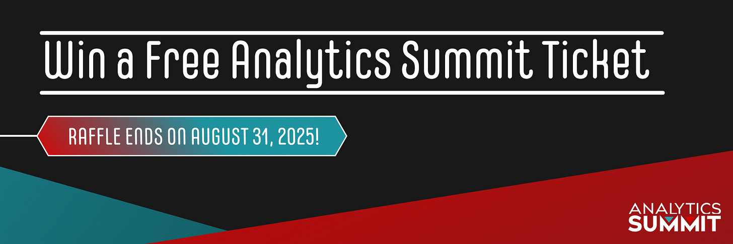 Analytics Summit 2025 Giveaway Cover