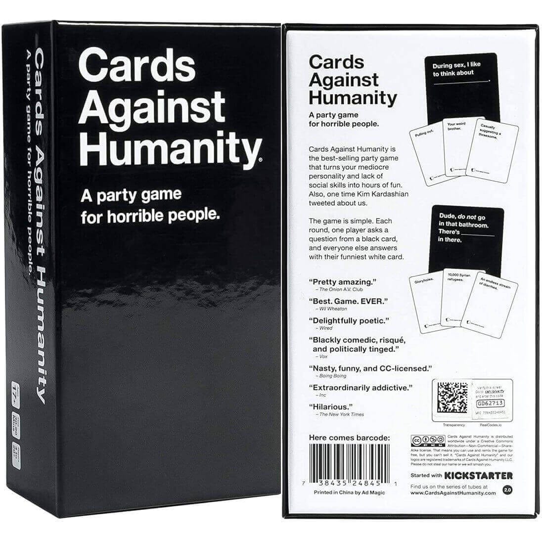 Cards Against Humanity (Party Game) | America's #1 Gerbil Coffin