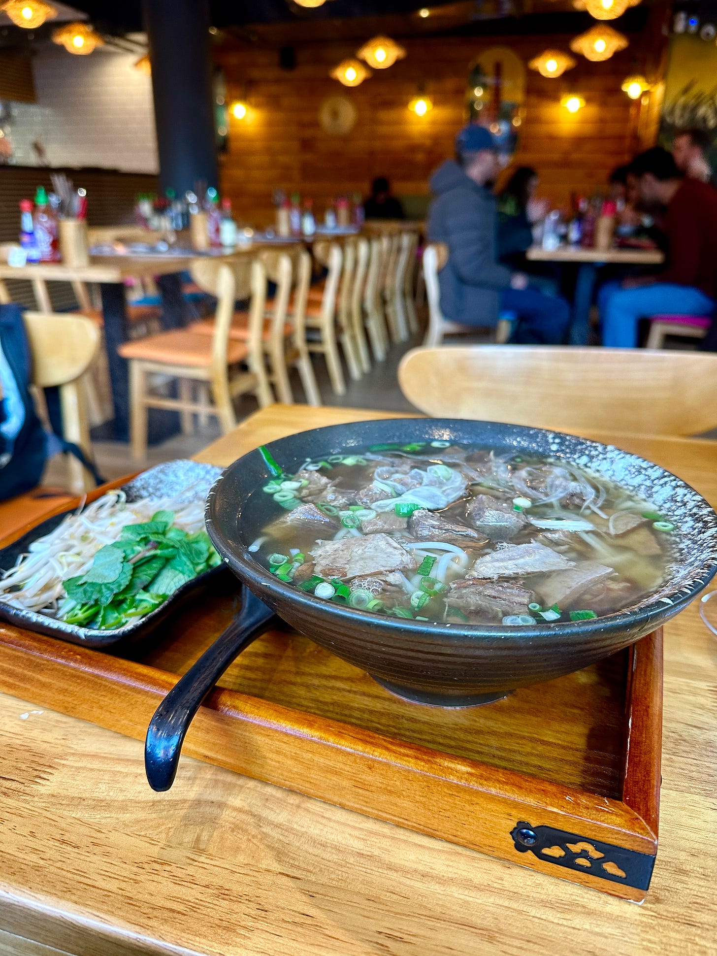 Beef brisket pho at Madame Pho