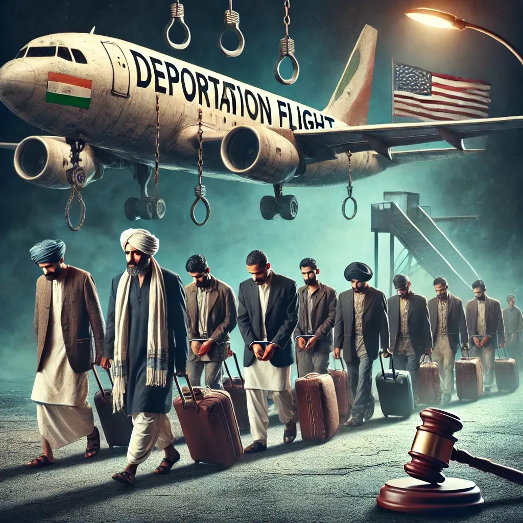 Indians getting deported from USA