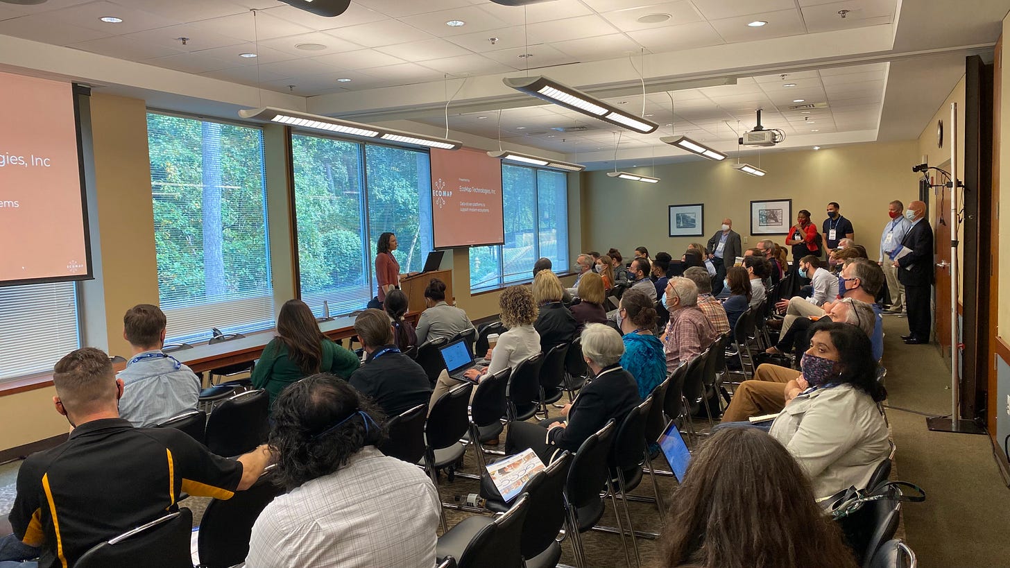 A full house for Pava LaPere’s session on Techniques for Mapping Your Entrepreneurial Ecosystem