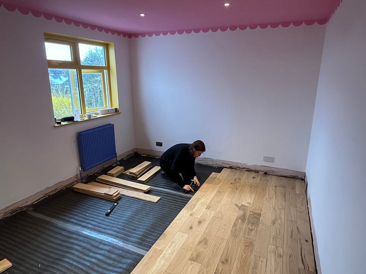 new flooring, wood flooring, engineered wood flooring, oak flooring, DIY, power tools