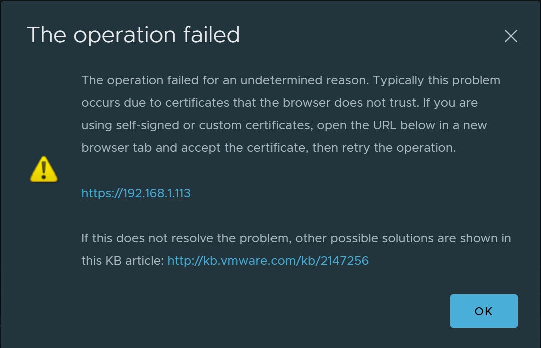 Upload Failed