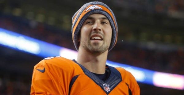 brandon mcmanus sucking off kickers super bowl 50 brandon mcmanus sucking off kickers super bowl 50