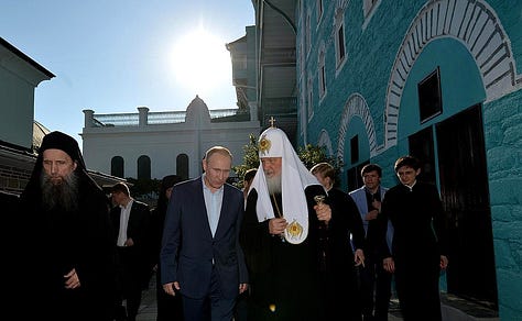 With Patriarch Kirill of Moscow and All Russia