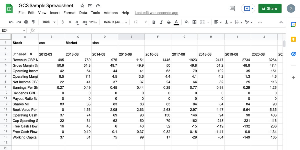 Introducing our own tools: How to track and analyse stocks with GCS