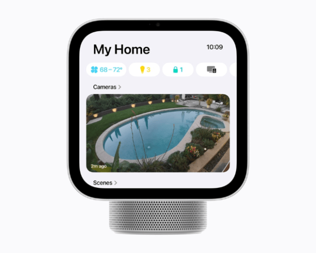 The new HomeView works with Apple Home Collection to help users understand what’s happening inside and outside their home, manage access, keep the temperature just right throughout the day, and so much more.