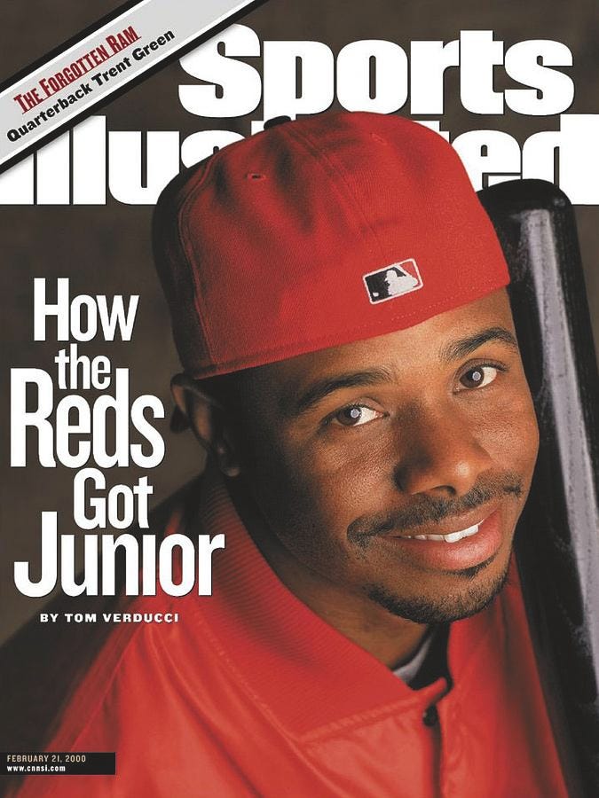 Cincinnati Reds Ken Griffey Jr Sports Illustrated Cover by Sports  Illustrated