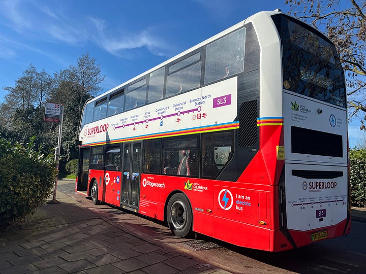 Photo showing SL3 and interior at Thamesmead.