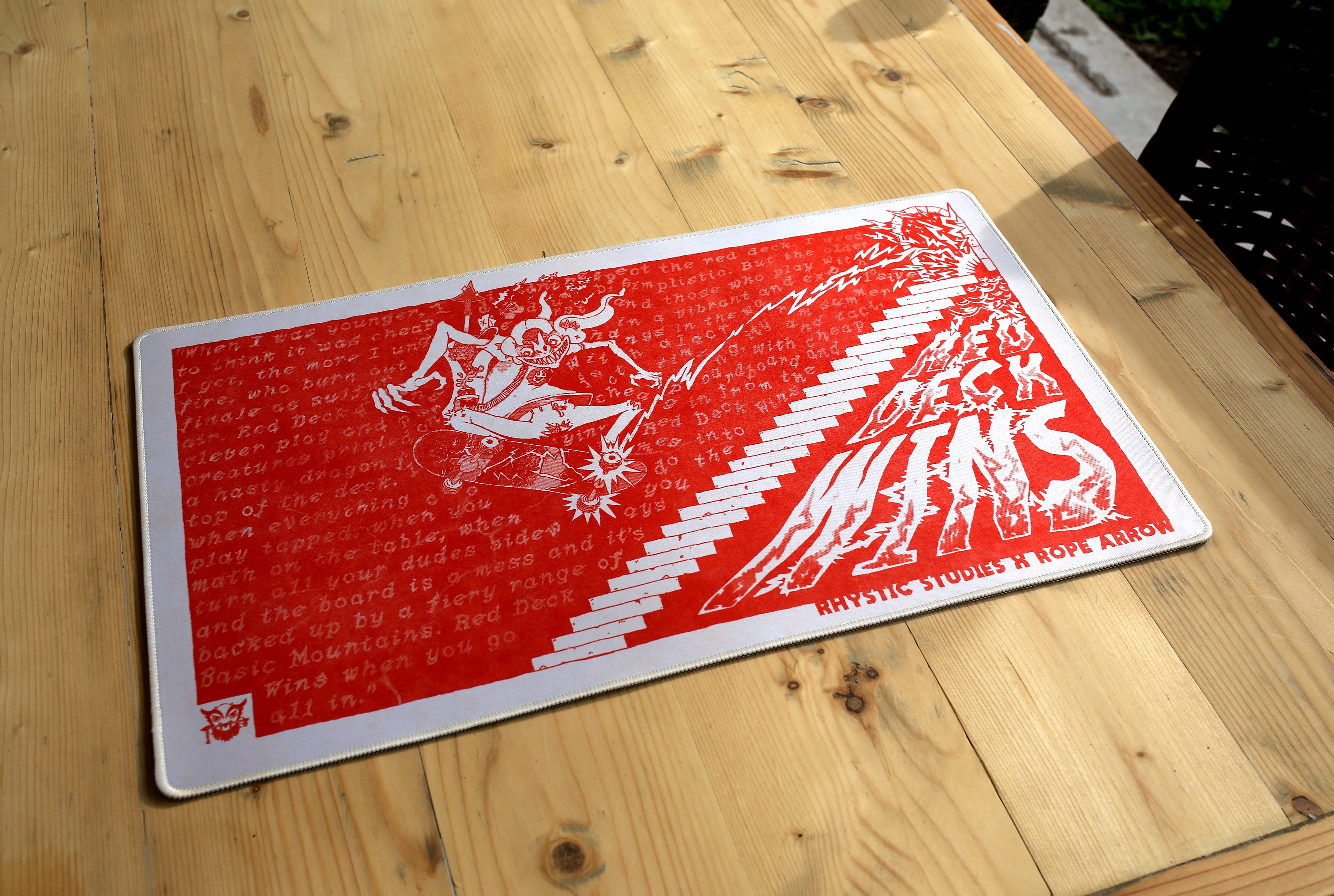 プレイマット　RED DECK WINS　Rope Arrow The Red Deck Wins Playmat - Rhystic Studies Substack