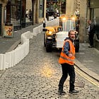Dominoes and a day of eccentricity in Newcastle