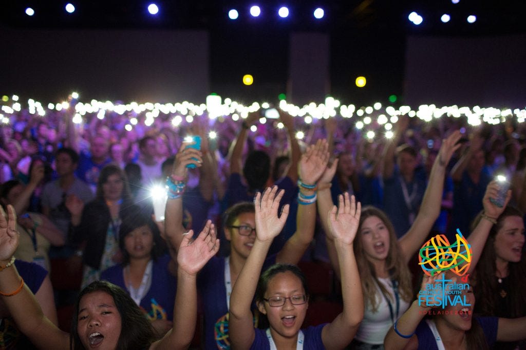 Australian Catholic Youth Festival 2015.

Creator: Dig It Photography. 
Copyright: Daniel Hopper Photography.