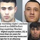 Crimes committed by Afghan men