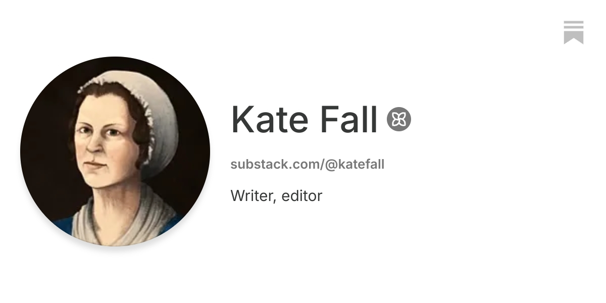 Kate Fall | Substack