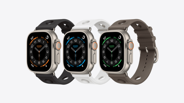 The Hermès collection also adds a new Scub’H Diving band in rubber with a titanium buckle — perfect for an active lifestyle.