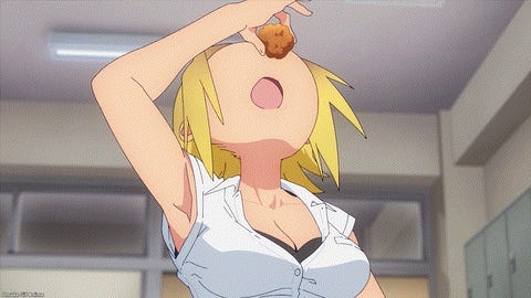 Ruri no Houseki - Episode 8 - Aoi Eats Karaage