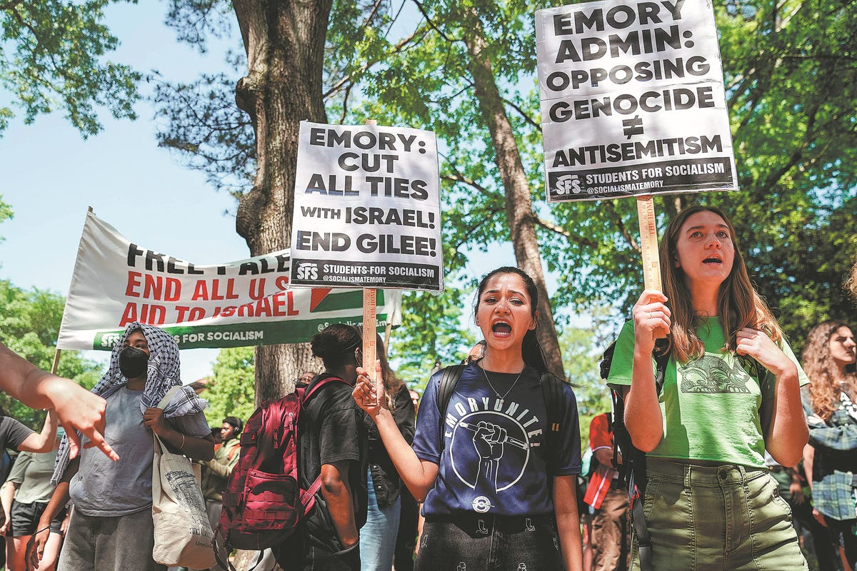 Campus protests meet forceful response - Chinadaily.com.cn