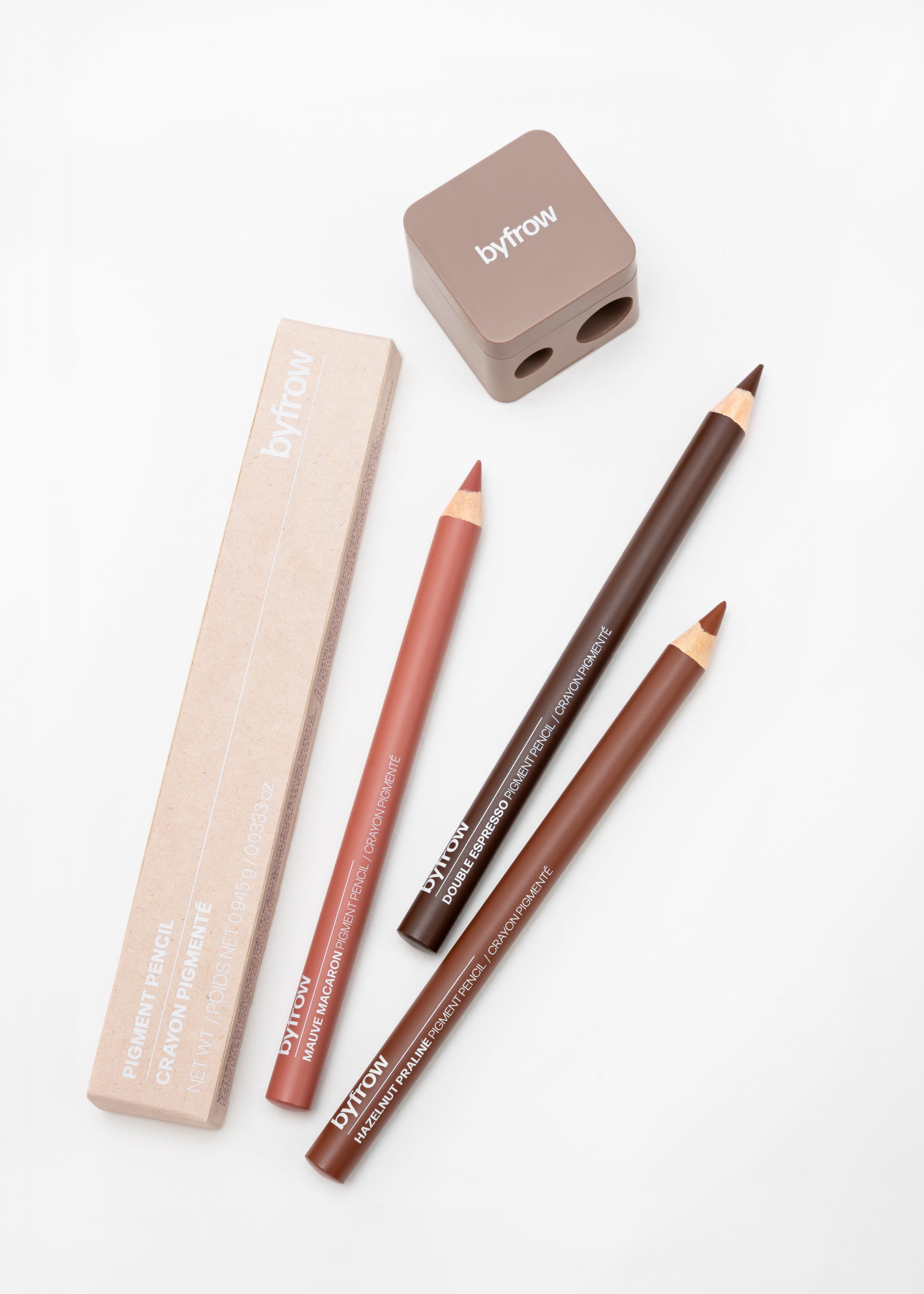 PARISBROW ピンクブラウンセット byfrow - Shade Extension, Cosmetic Sharpener & Victoria's Kit