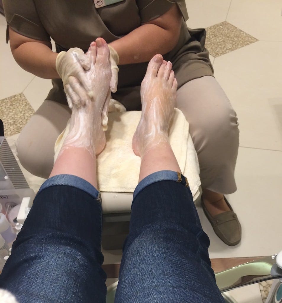 Pamper time... pedicure at The Nail Spa
