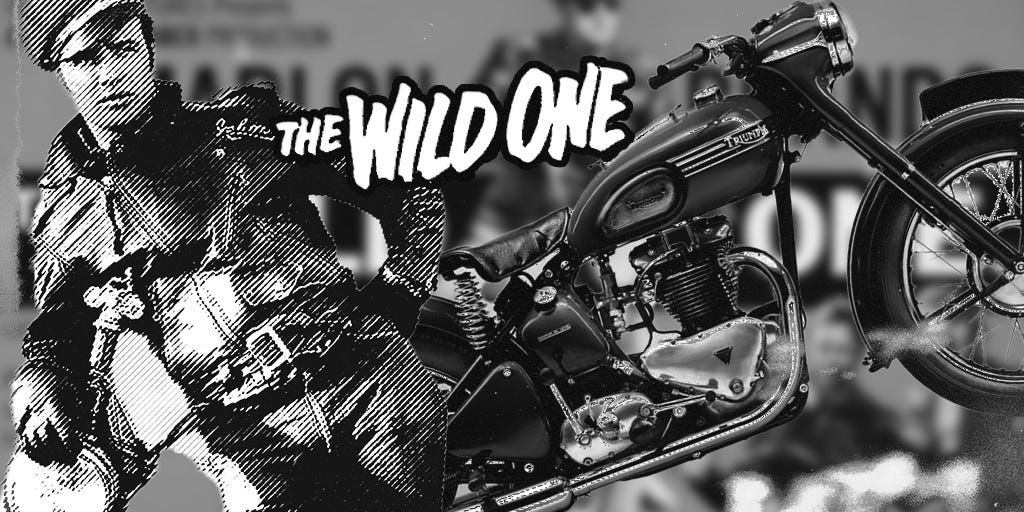 Marlon Brando: The Rebel Who Defined Motorcycling Culture - Motorcycle  Drawing