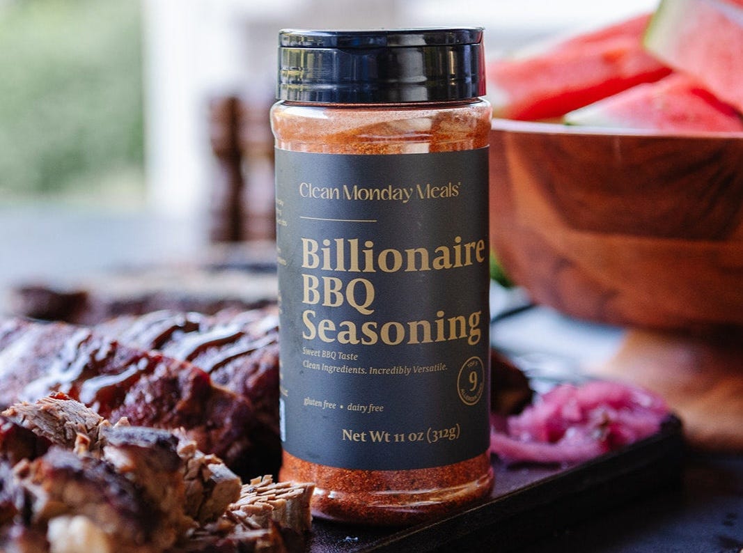 Clean Monday Meals Billionaire BBQ Seasoning
