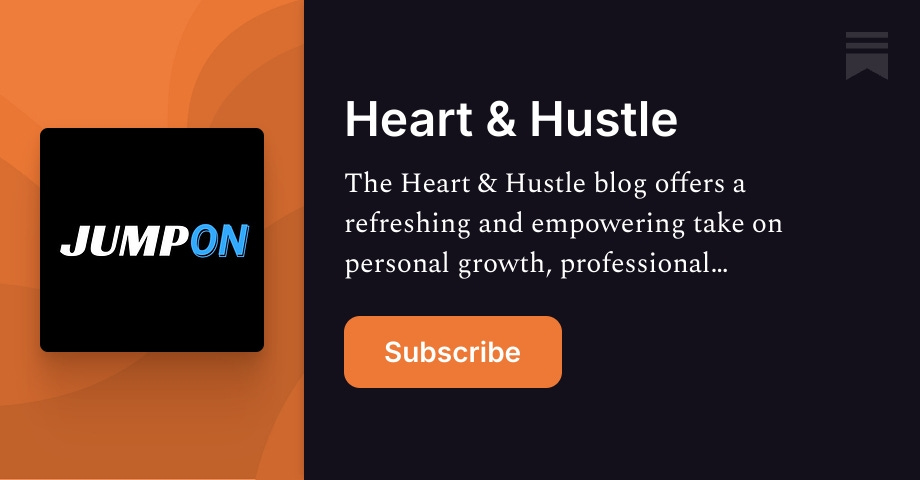 Heart & Hustle | Tommy C | Substack
