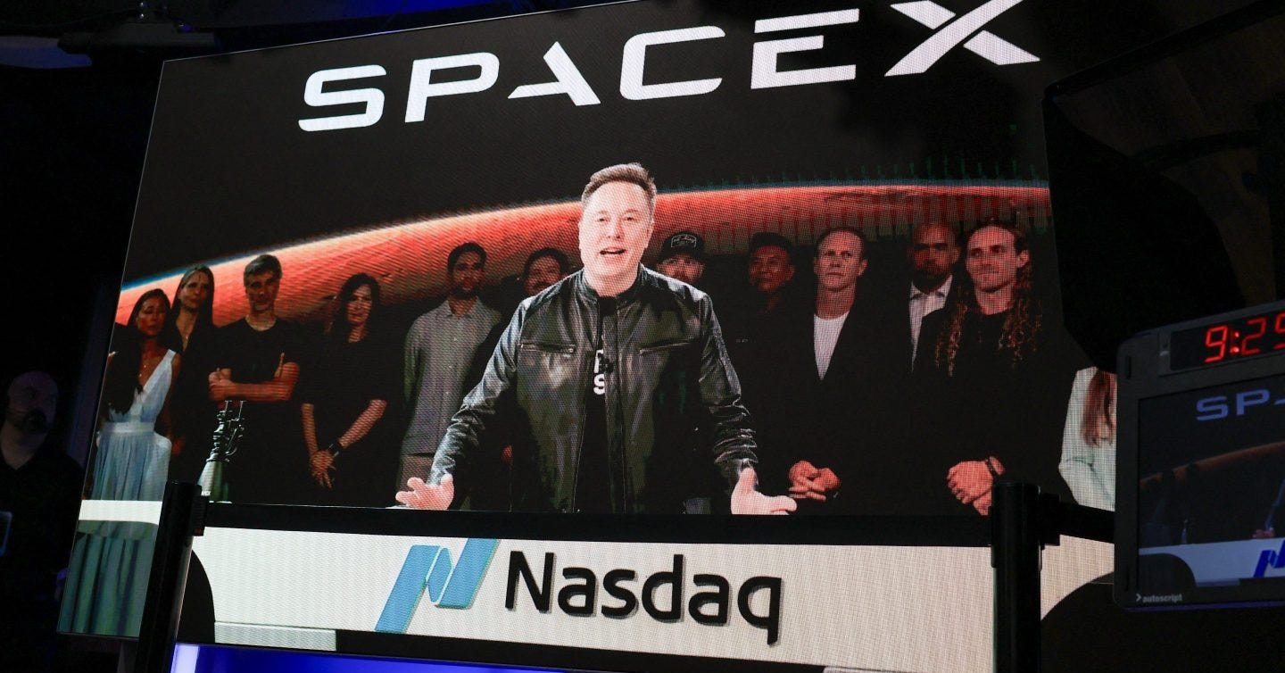 Live updates from SpaceX IPO: valued at $2+ trillion as stock closes at $161.11 on record first day | Fortune Live updates from SpaceX IPO: valued at $2+ trillion as stock closes at $161.11 on record first day | Fortune