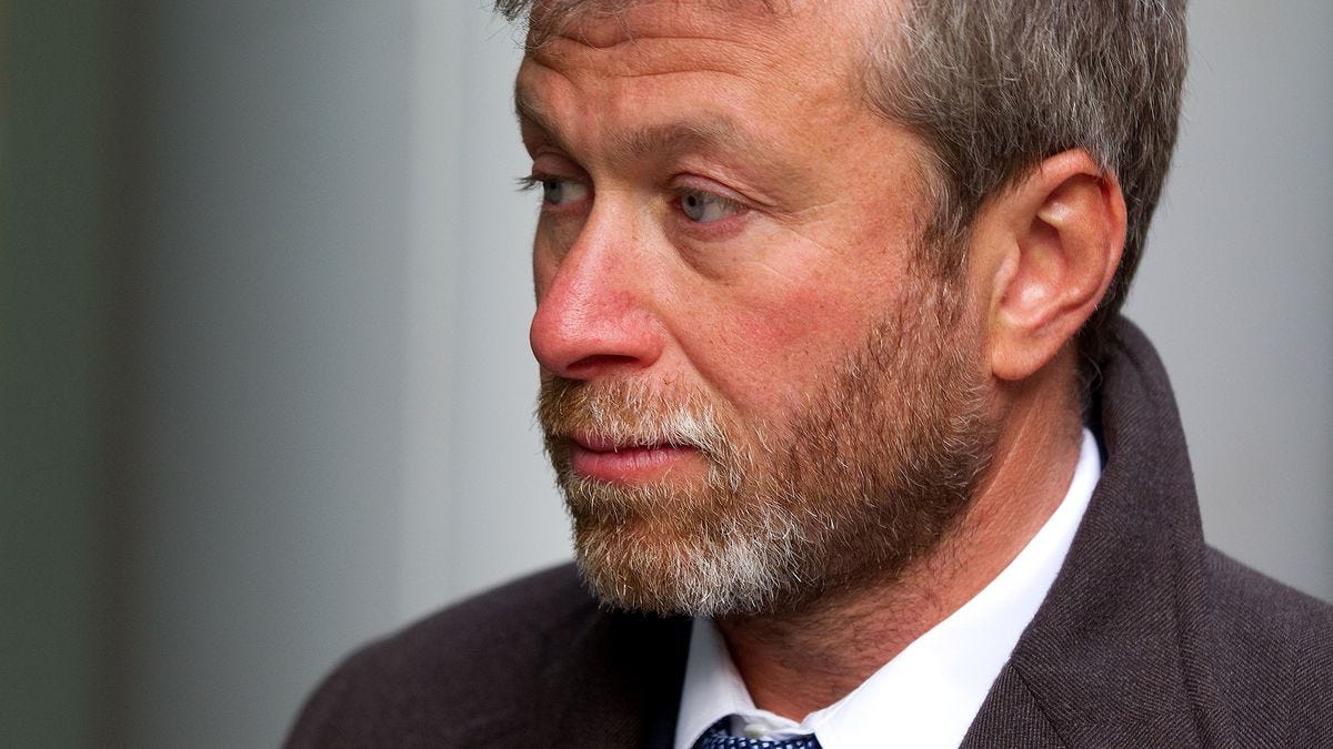 Roman Abramovich Could Be U.S. Sanctions Target as Ukraine Peace Talks  Stall - Bloomberg