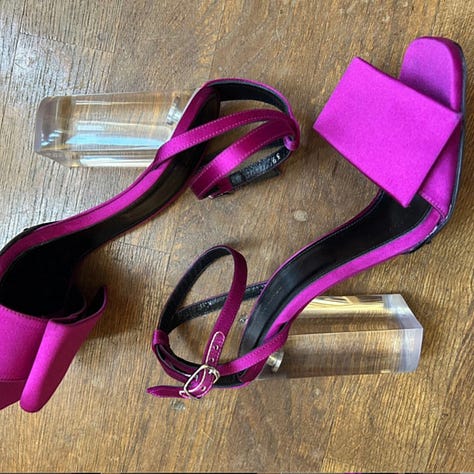 Velvet, neon pink, hot pink, barbie pink, belt