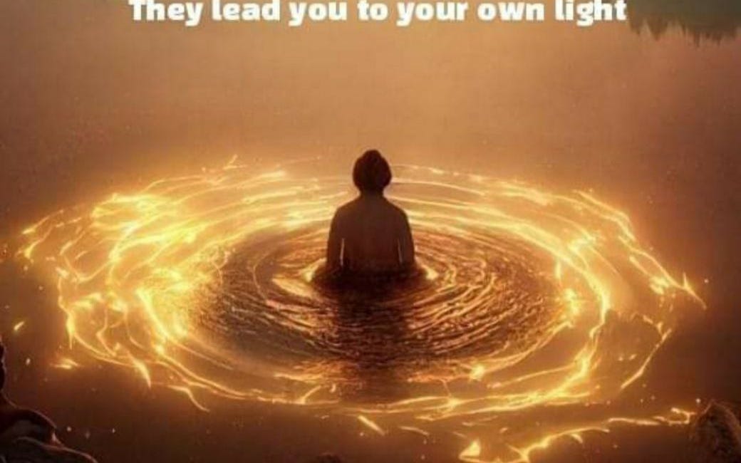 A True Teacher Does Not Become Your Master. They Lead You To Your Own Light.