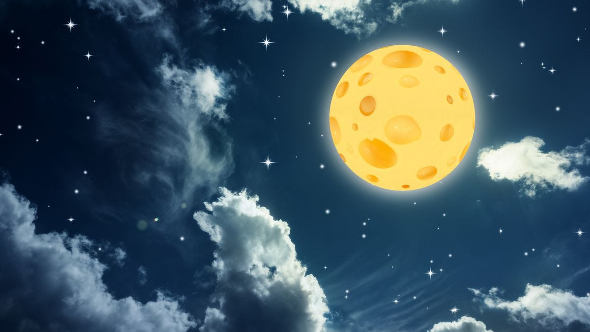 Investigation: Is the Moon Made of Cheese? - Eater Investigation: Is the Moon Made of Cheese? - Eater