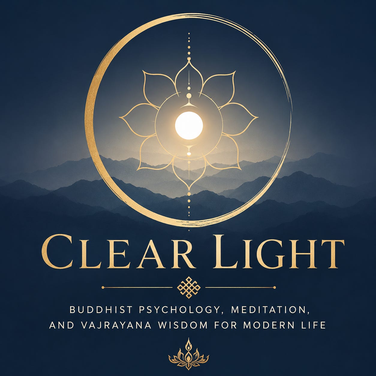 Clear Light: Buddhist Psychology, Meditation, and Vajrayana 