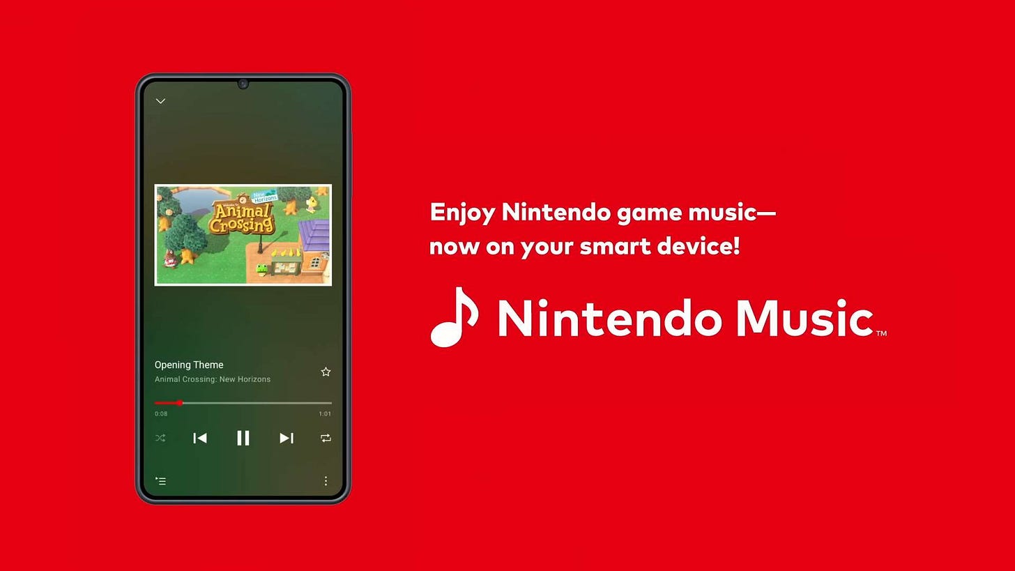 Nintendo Music app Nintendo Music app